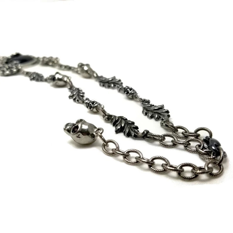 Goth Oval Cabochon Necklace by Martha Rotten