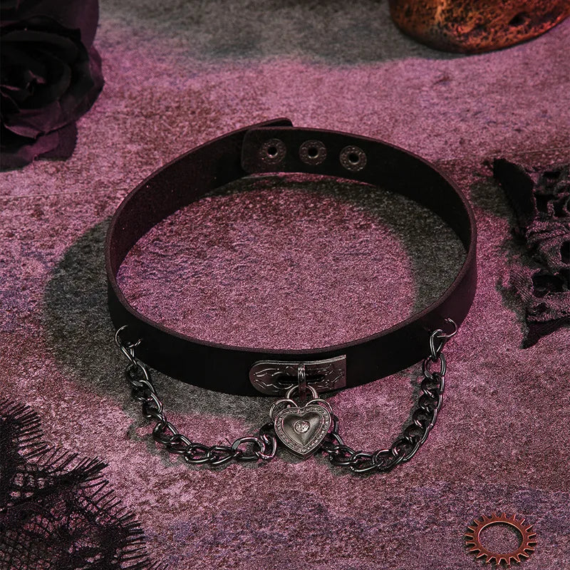 Don't Break My Heart Locket Choker