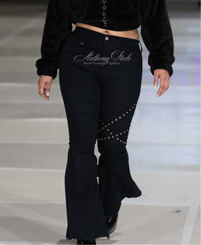 High waisted Rock Flares