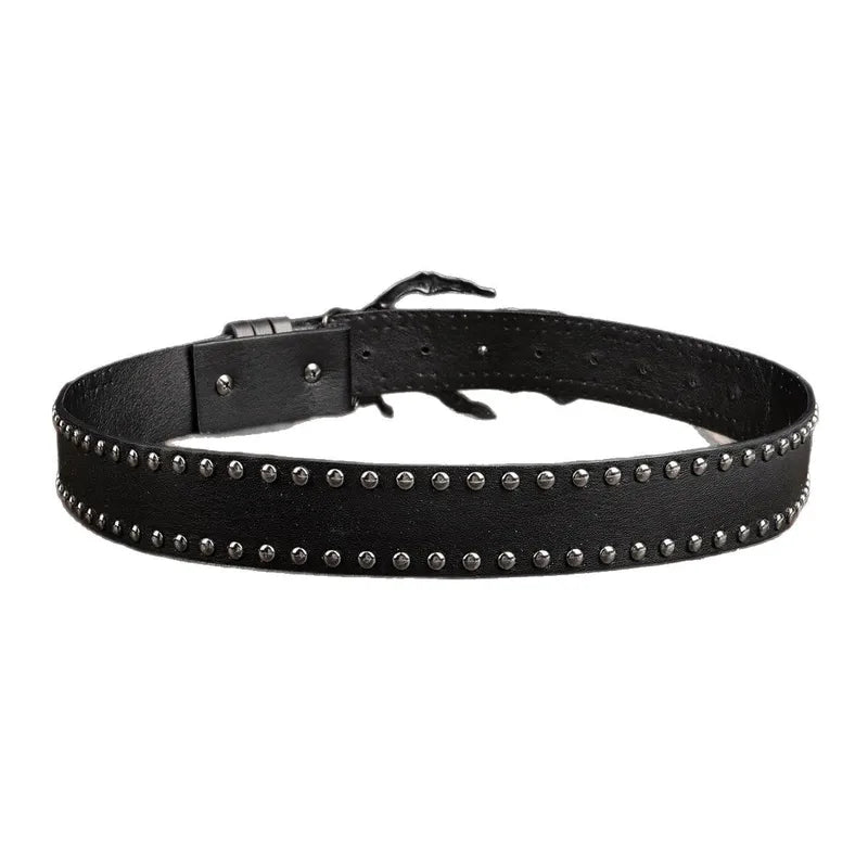 Skeleton Hand Belt with Rhinestone