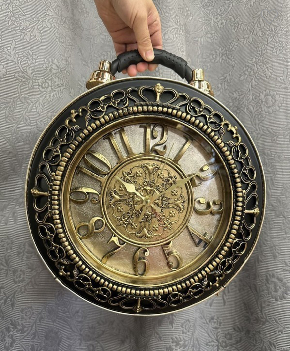 Vintage Clock Purse with Real Working Clock