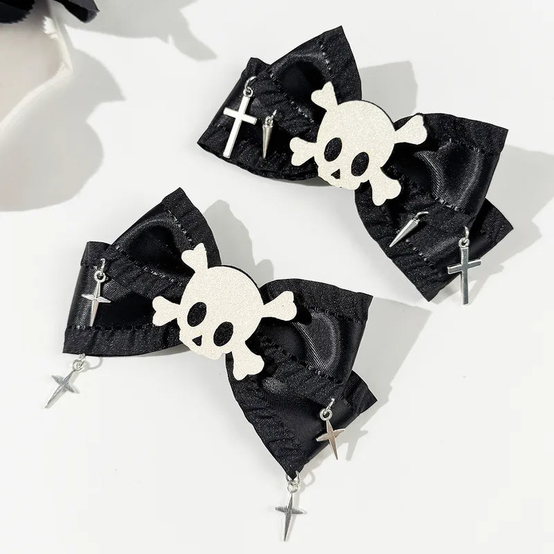 Skeleton Cross Hair Clip