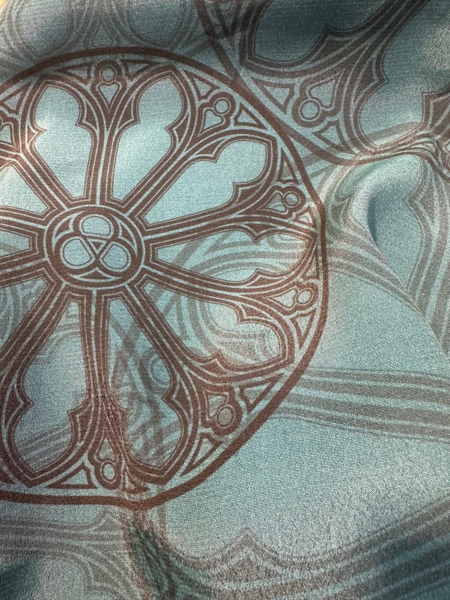 Teal Rose Window Camisole