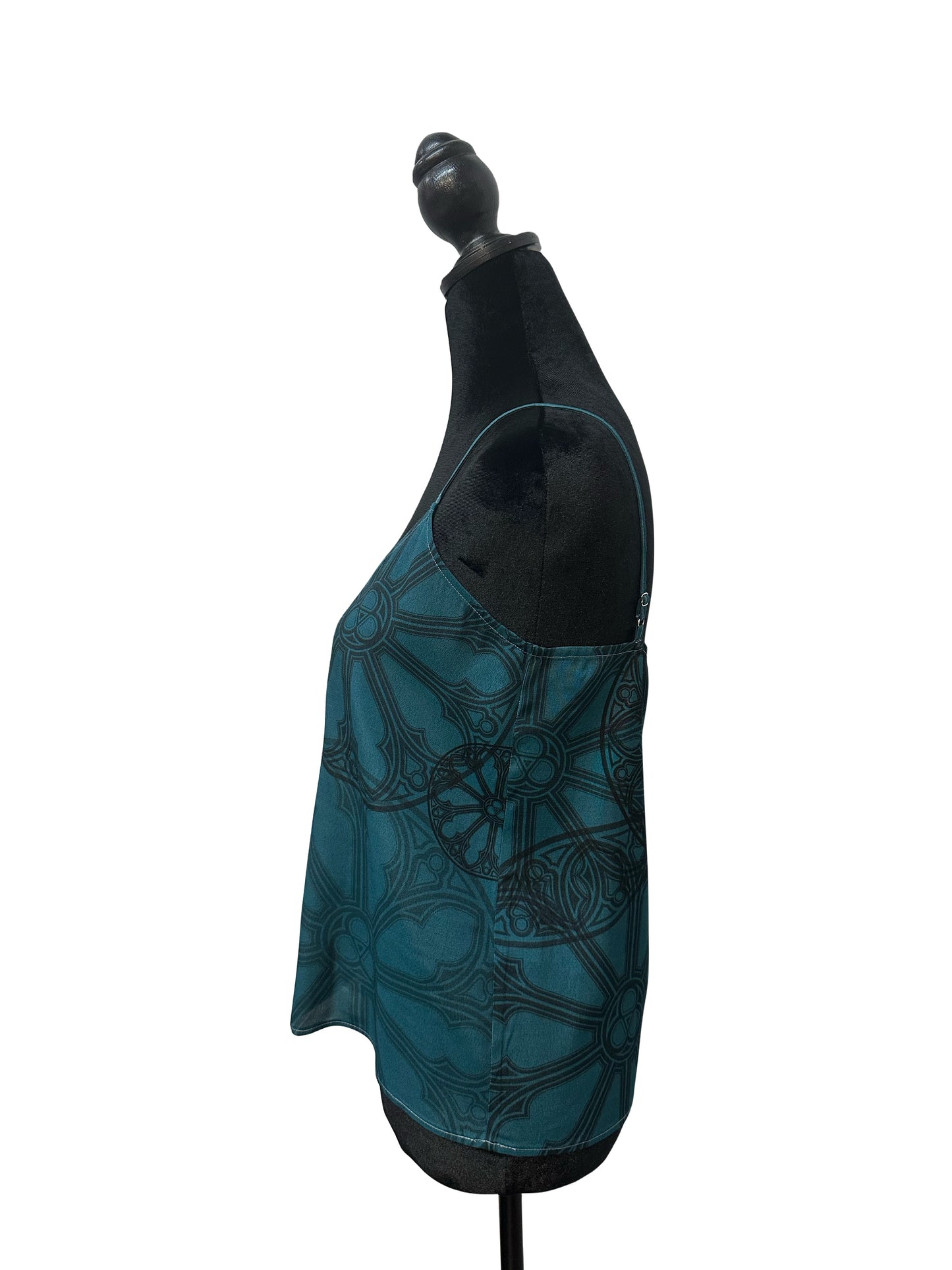 Teal Rose Window Camisole