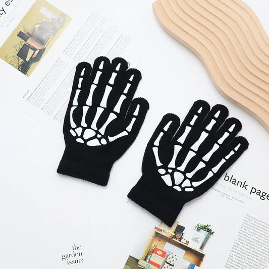 Unisex Boney Hand Novelty Gloves