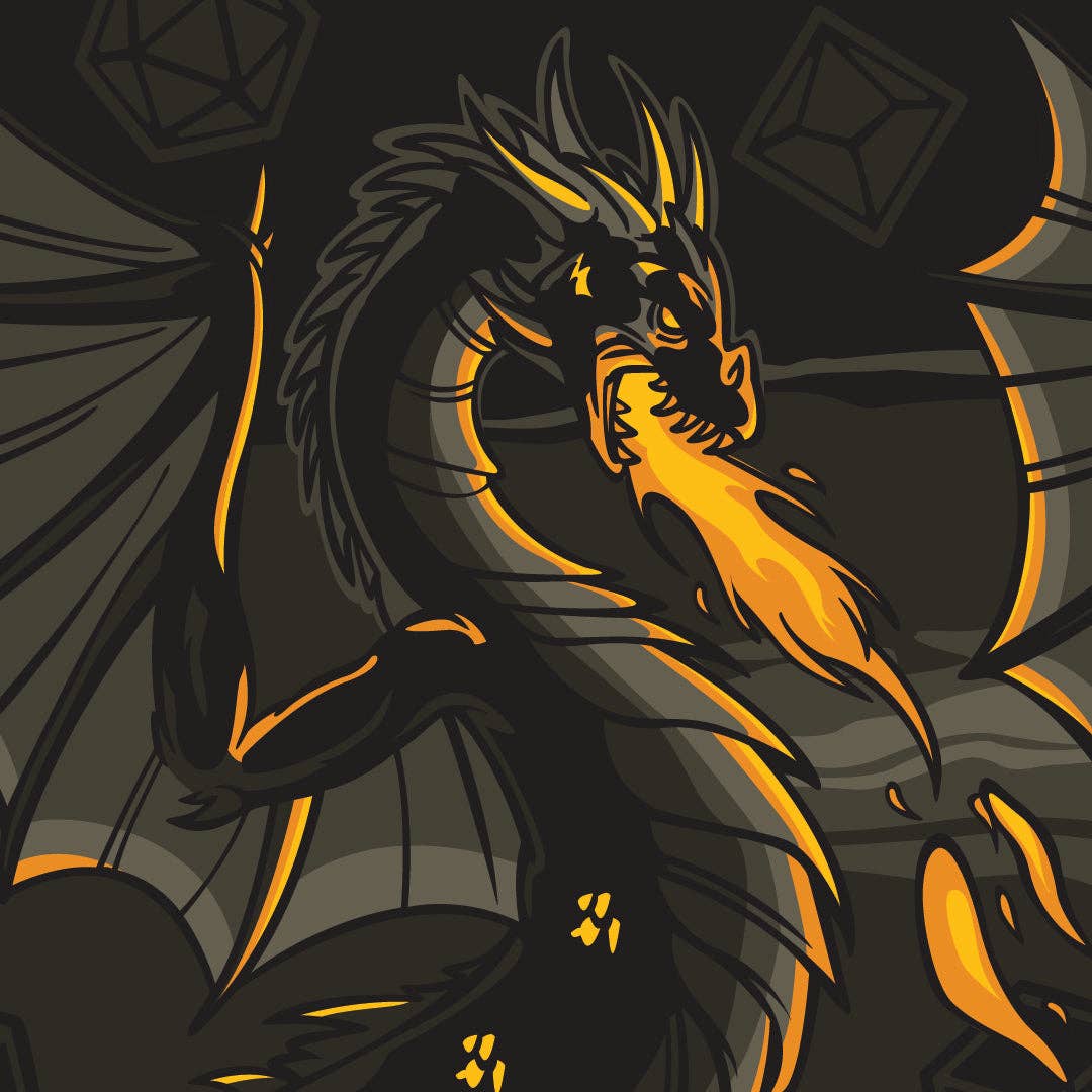 Dragon's Flame Crew Socks