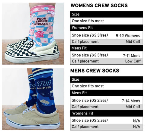 Losing My Shit Women's Crew Socks