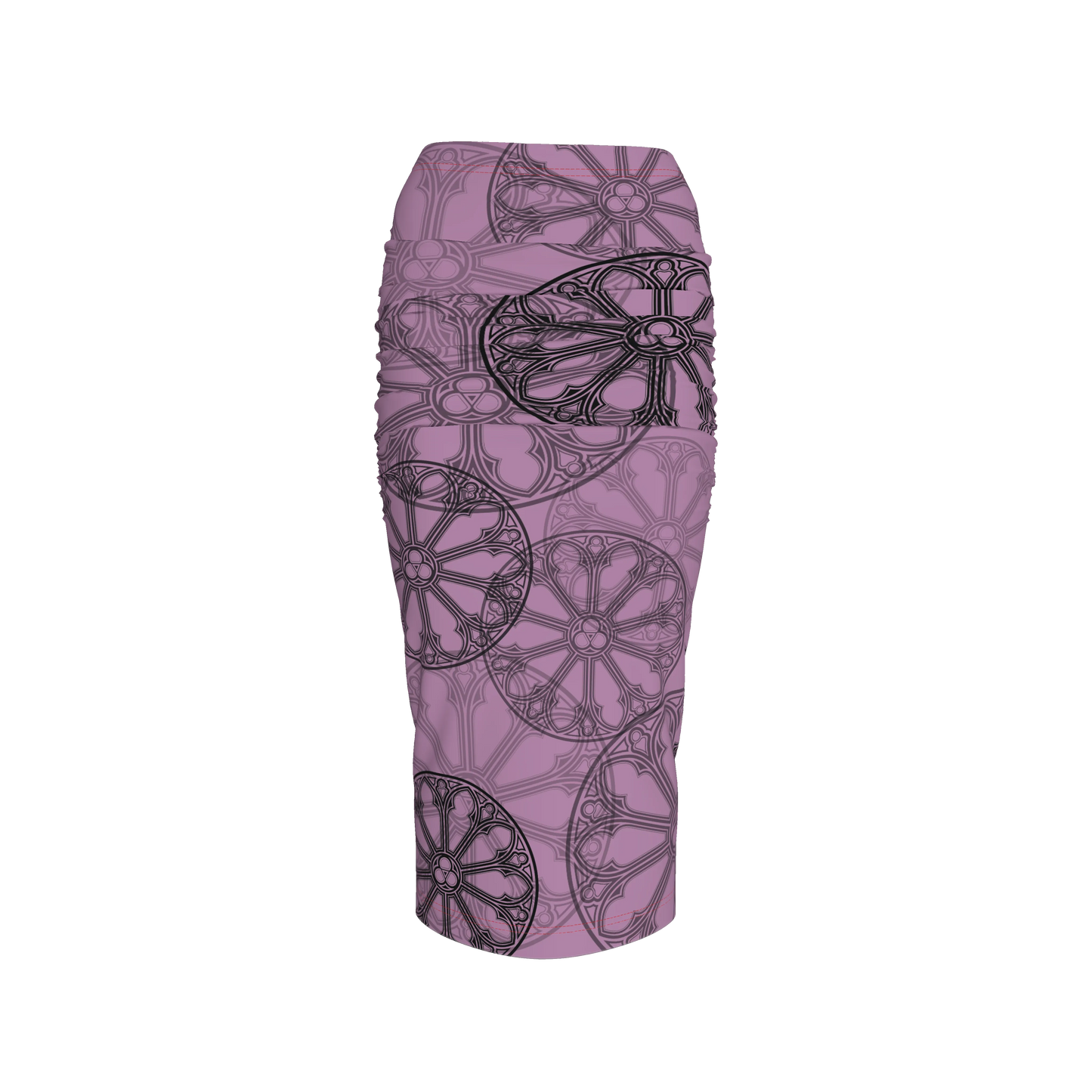 Rose Window Midi Skirt