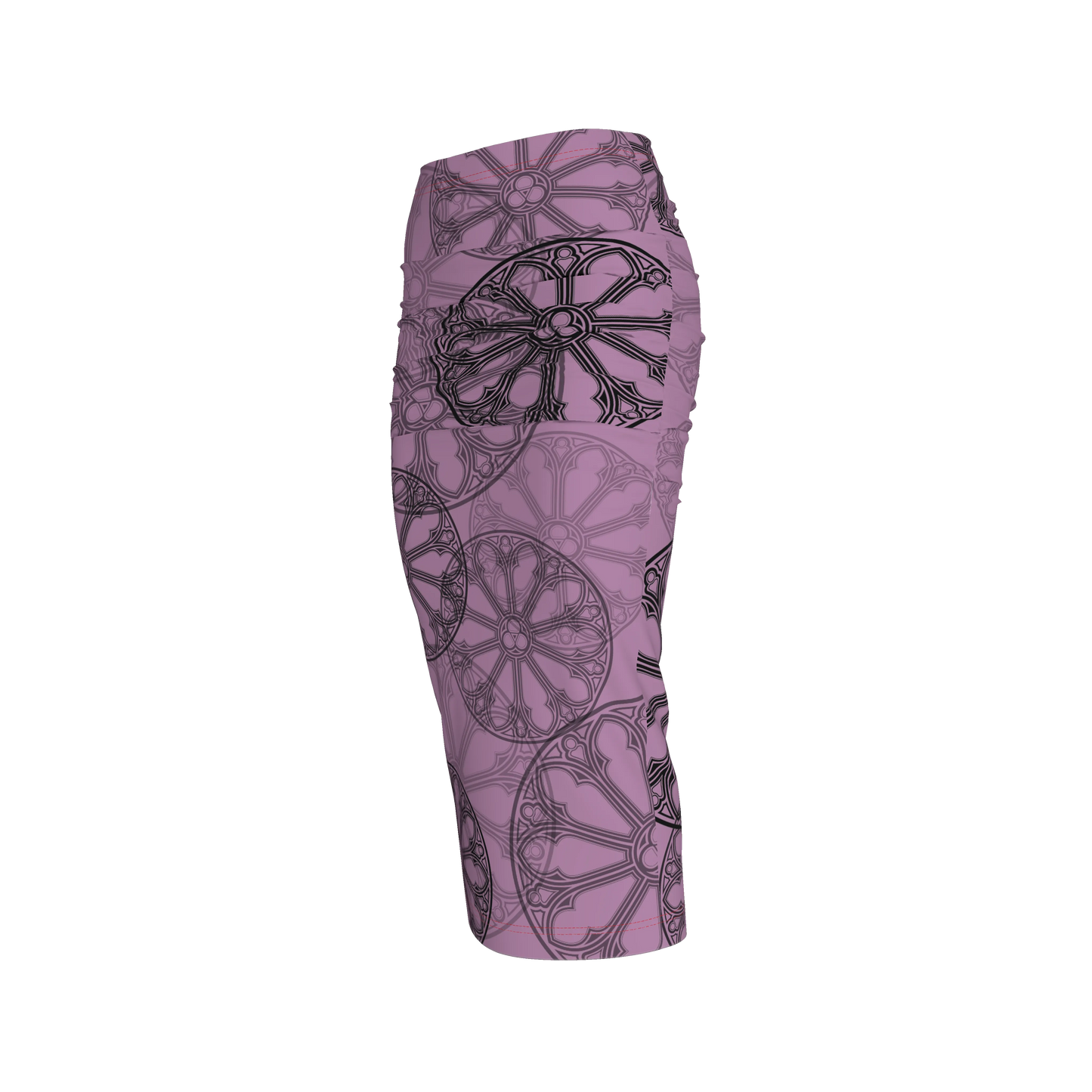 Rose Window Midi Skirt