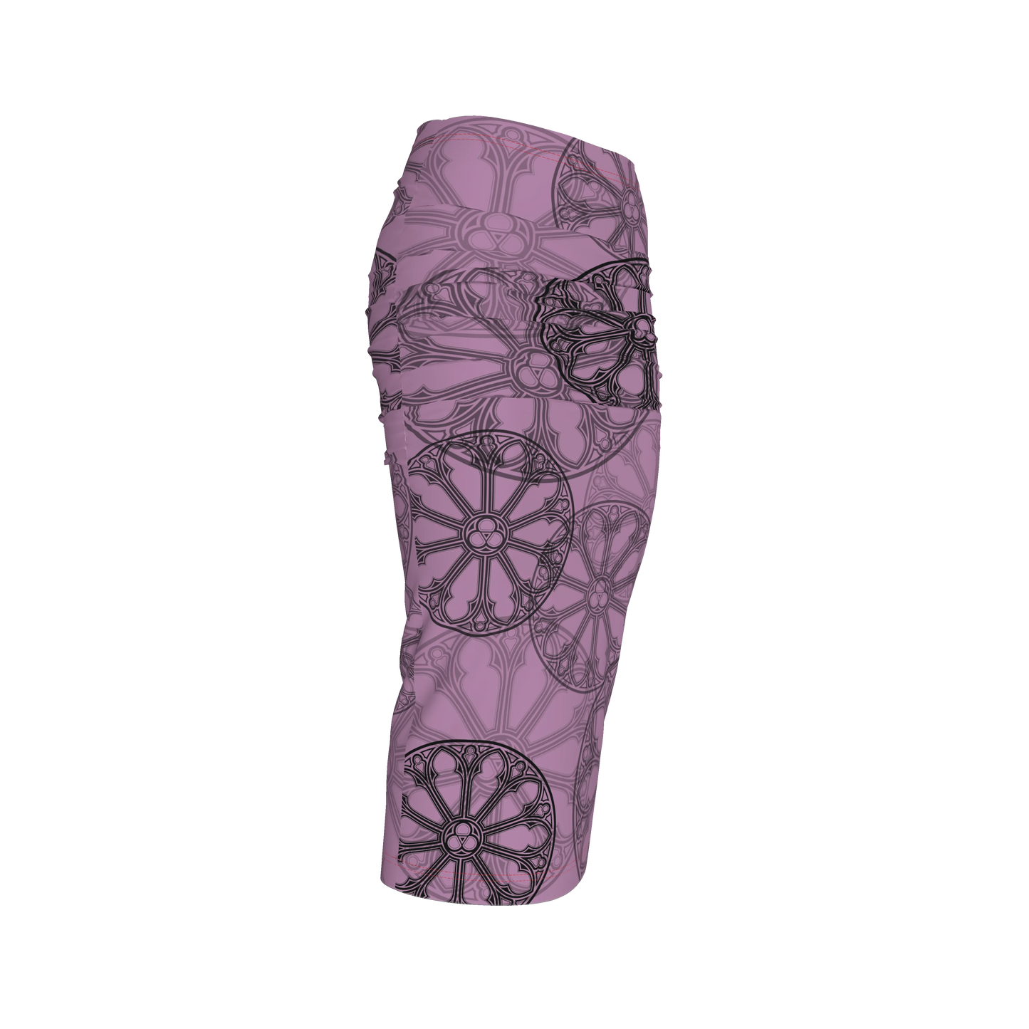 Rose Window Midi Skirt