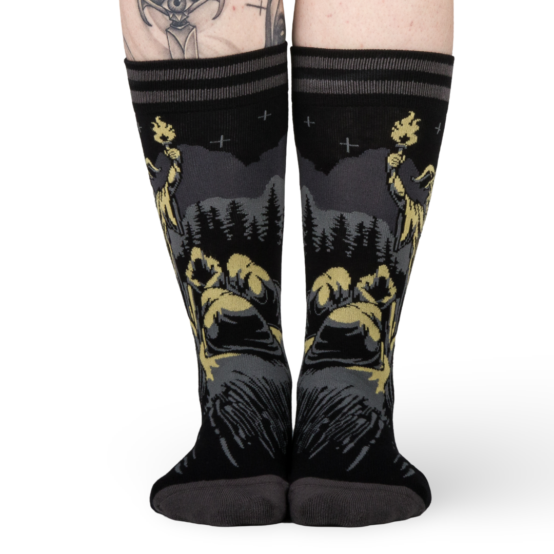 Dance of the Sabbath Crew Socks