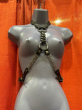 V curb 2.0 Harness by Luna Fae Leathers