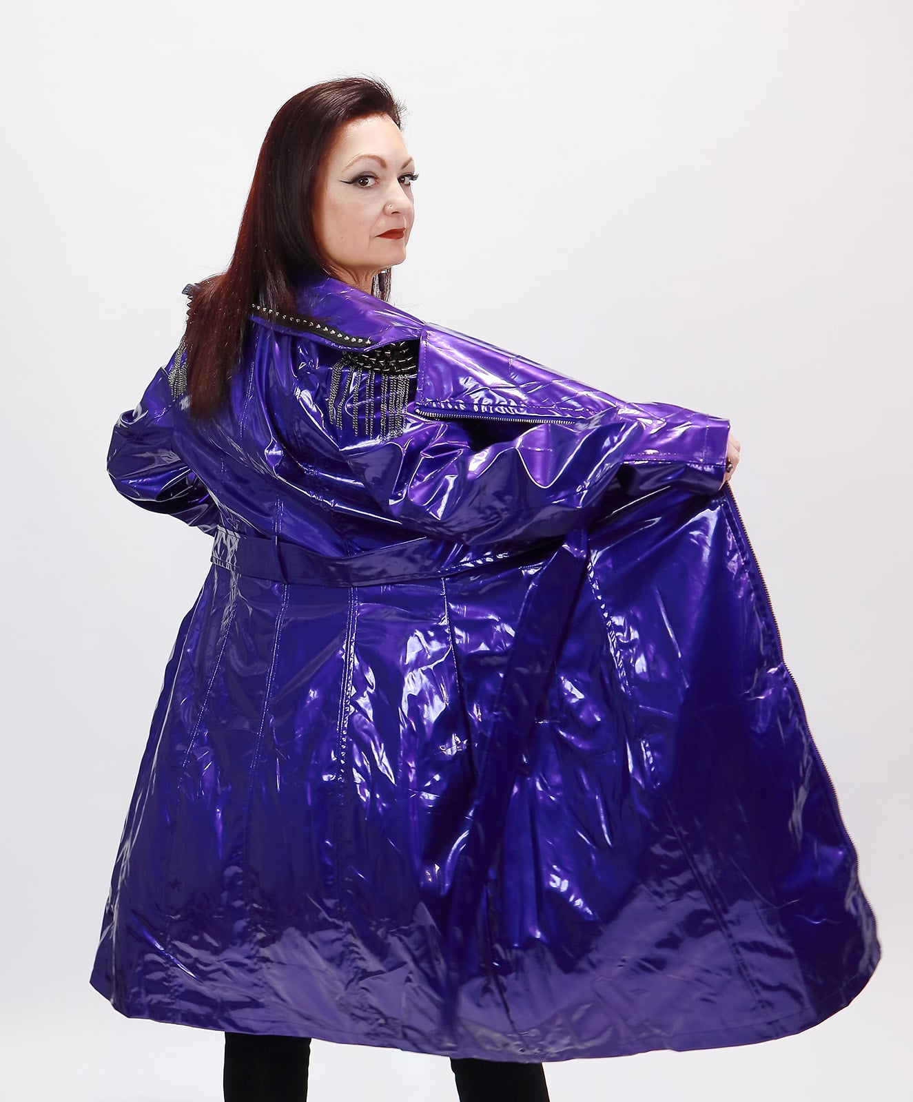 Purple Vinyl Punk Trench