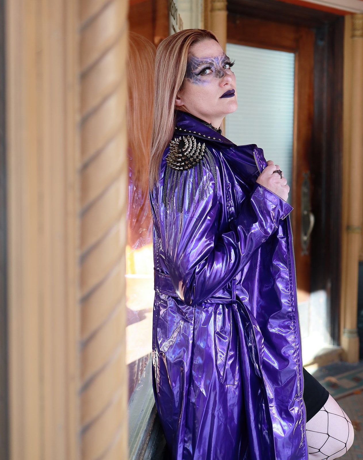 Purple Vinyl Punk Trench