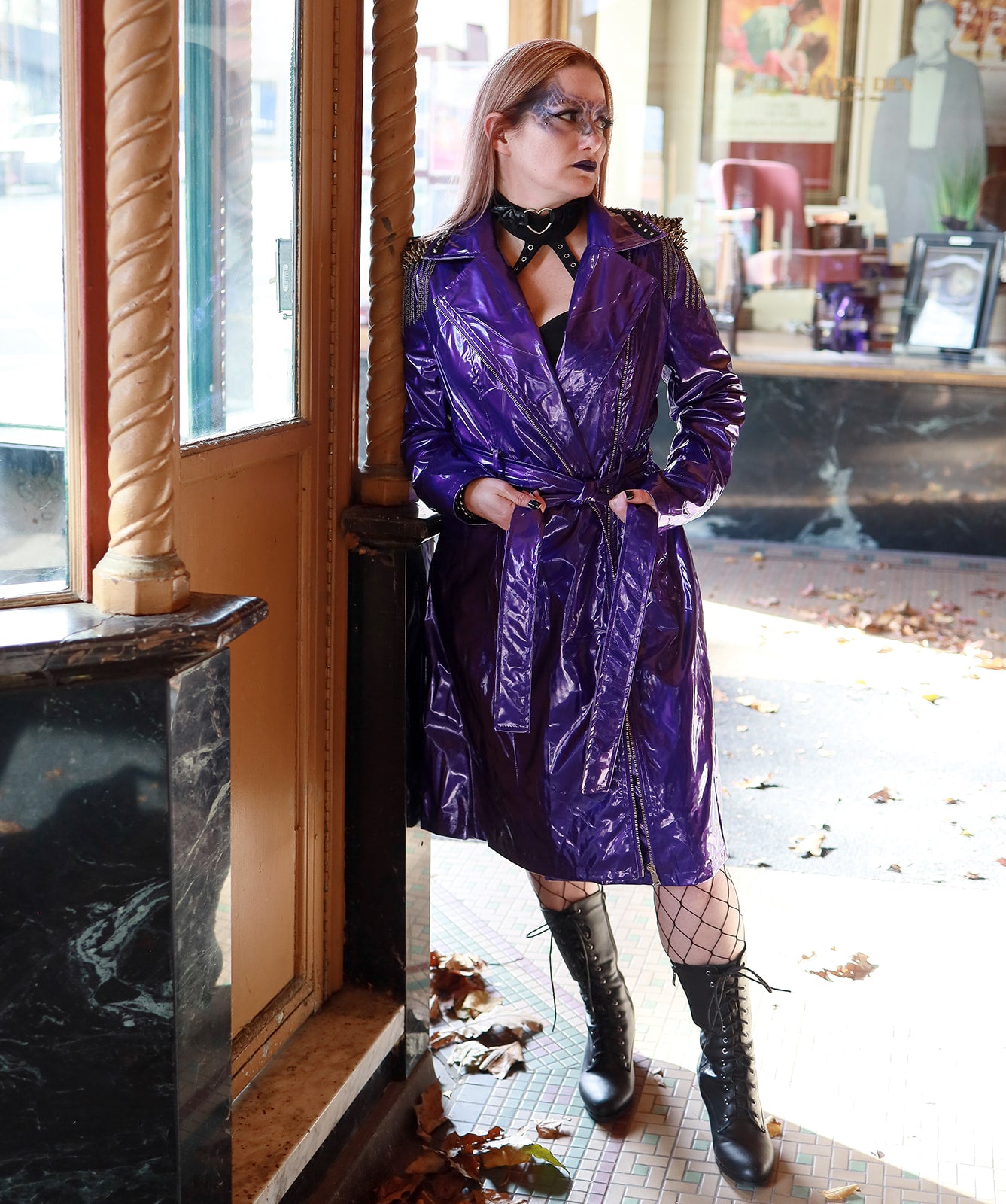 Purple Vinyl Punk Trench