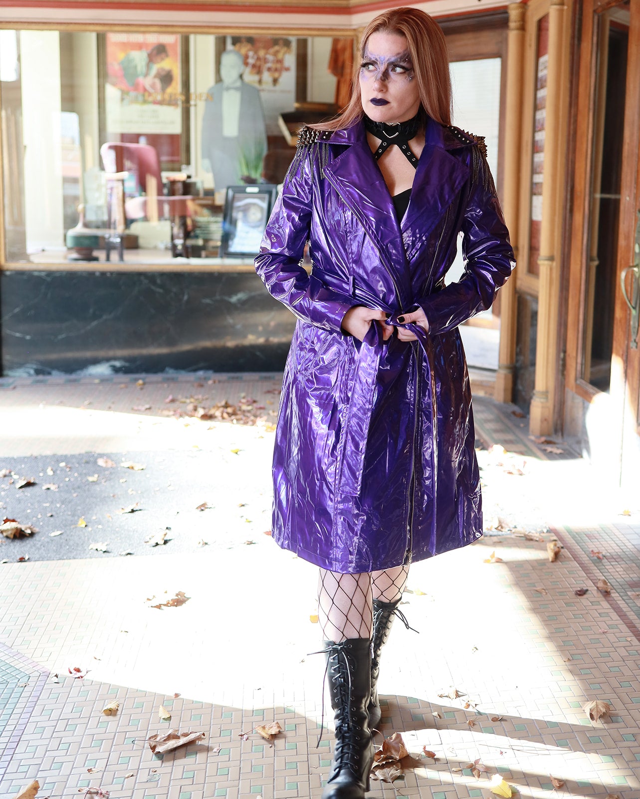 Purple Vinyl Punk Trench