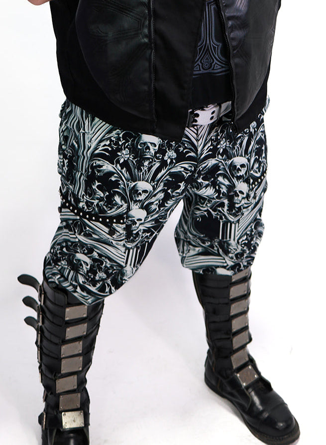 Gothic Skull Cargo Jeans