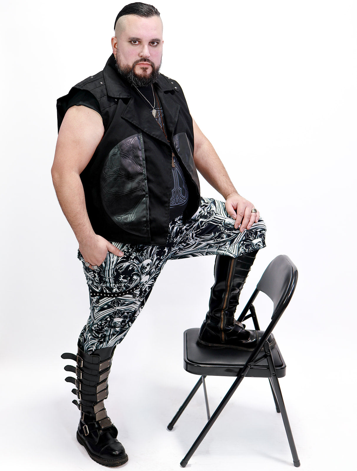 Gothic Skull Cargo Jeans