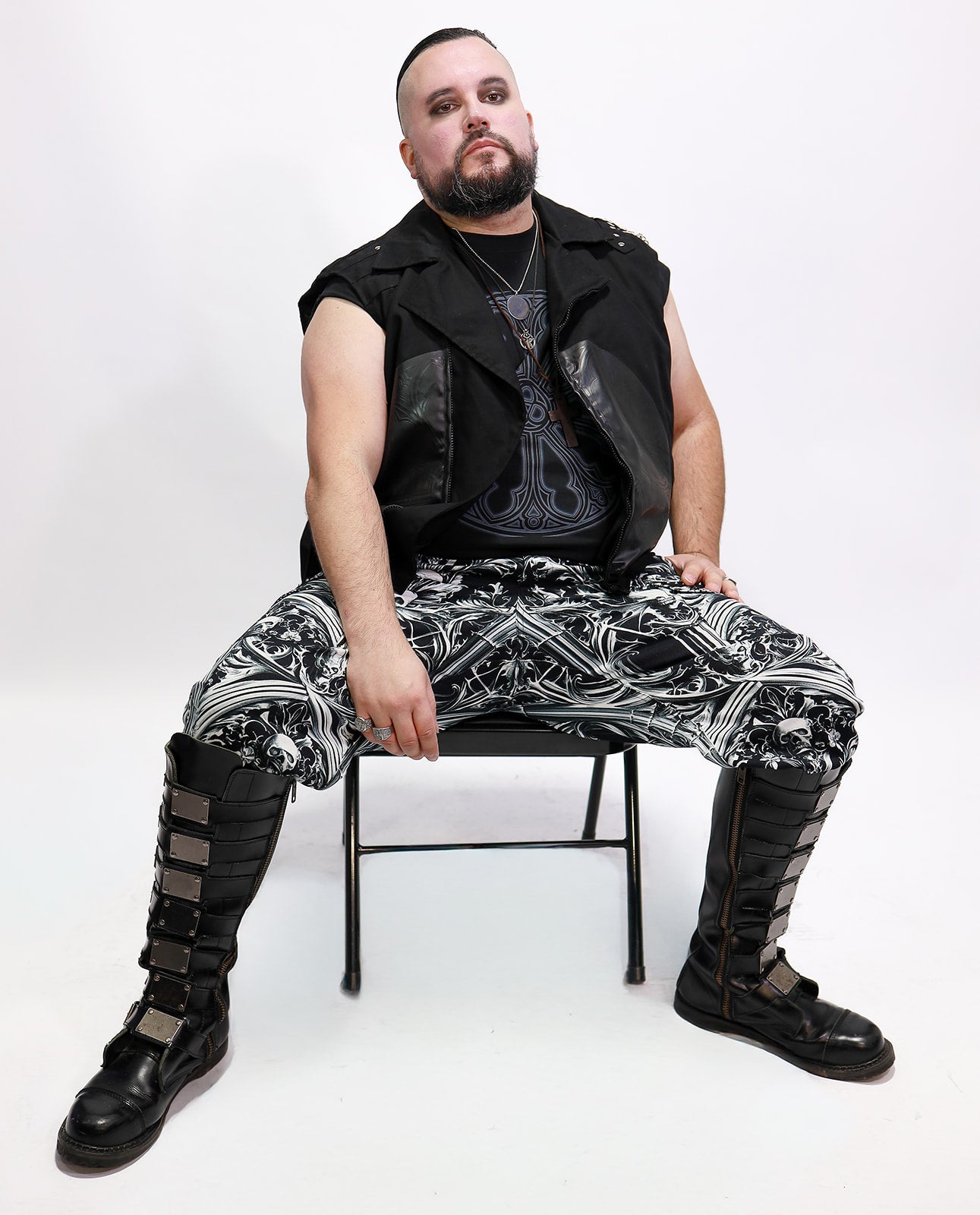 Gothic Skull Cargo Jeans