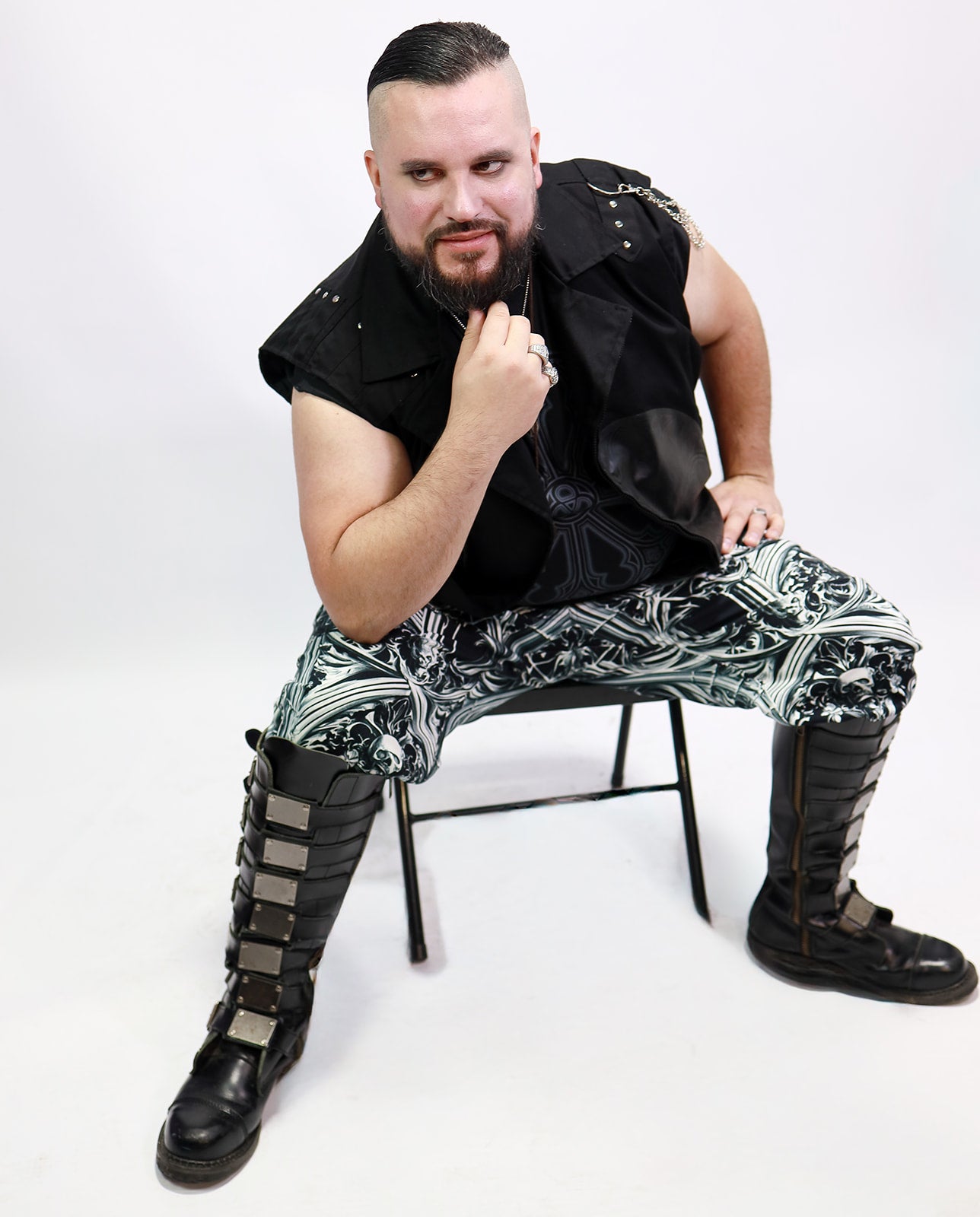 Gothic Skull Cargo Jeans