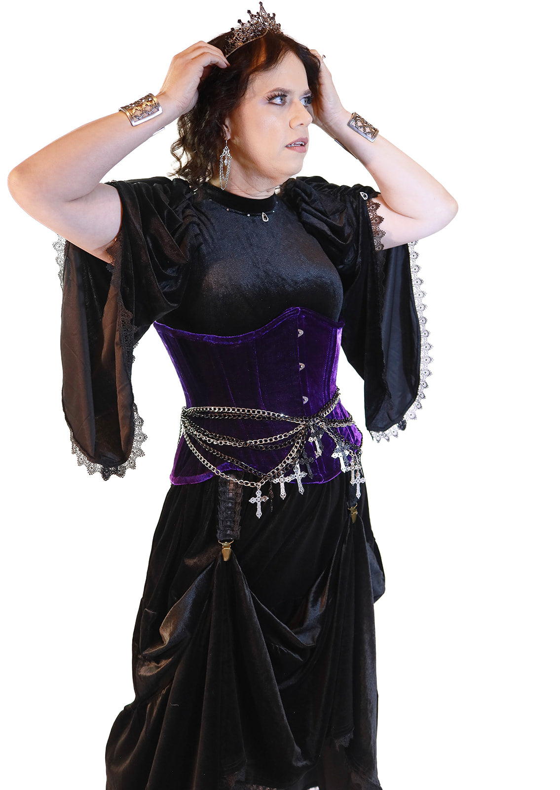 Black Goth Queen Top