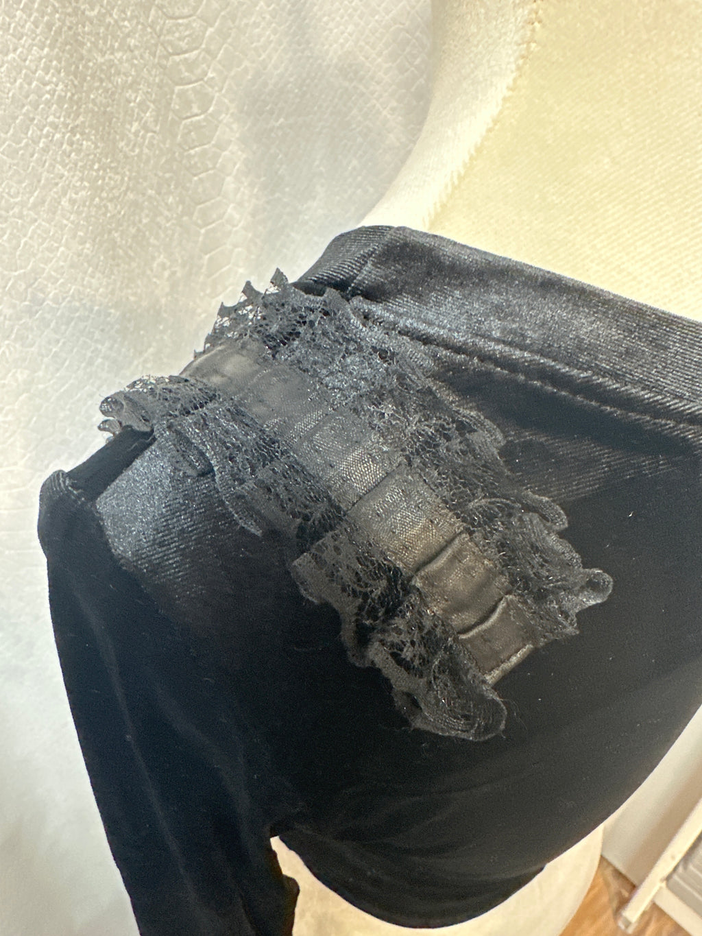 Holy Cross Velvet Crop