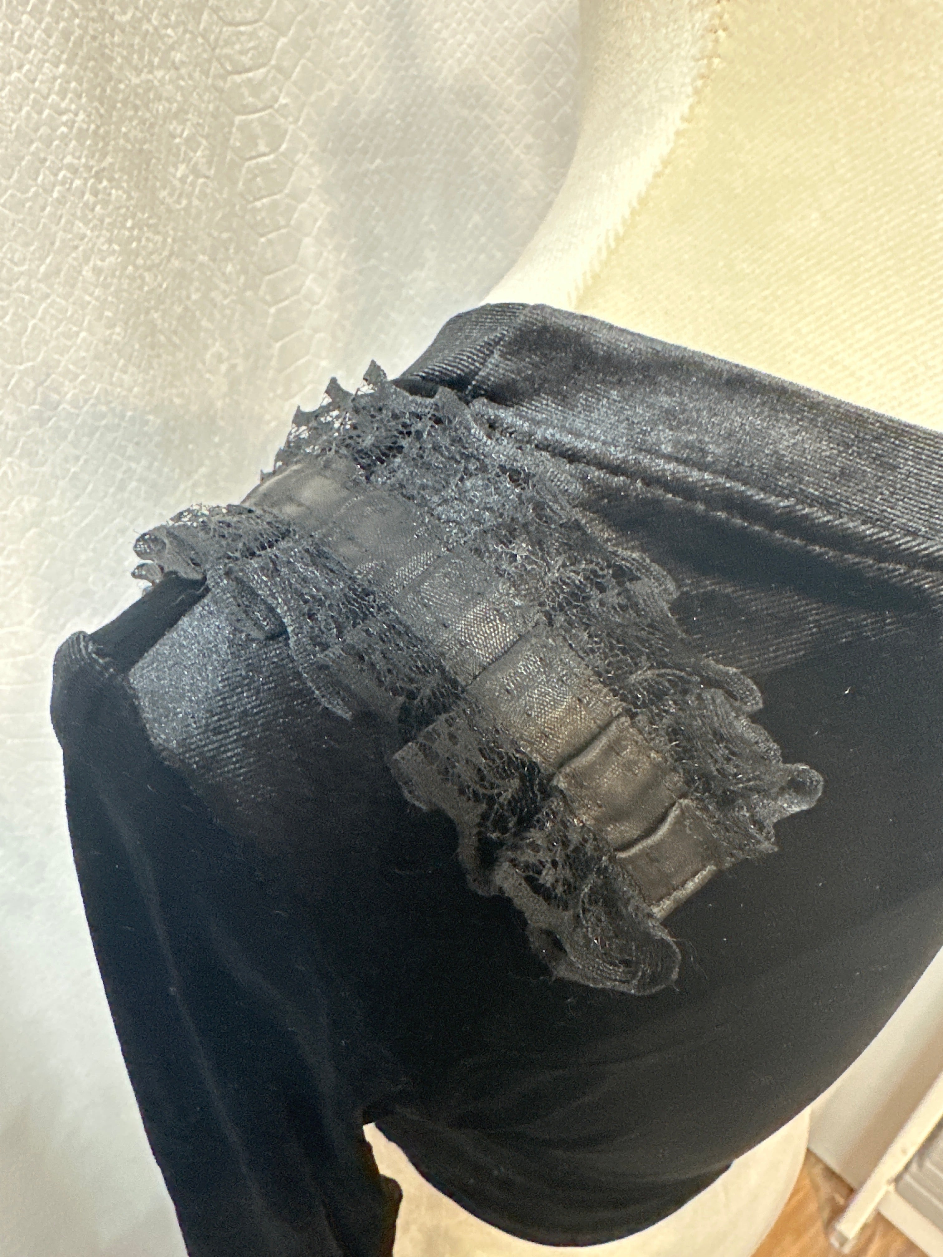 Holy Cross Velvet Crop