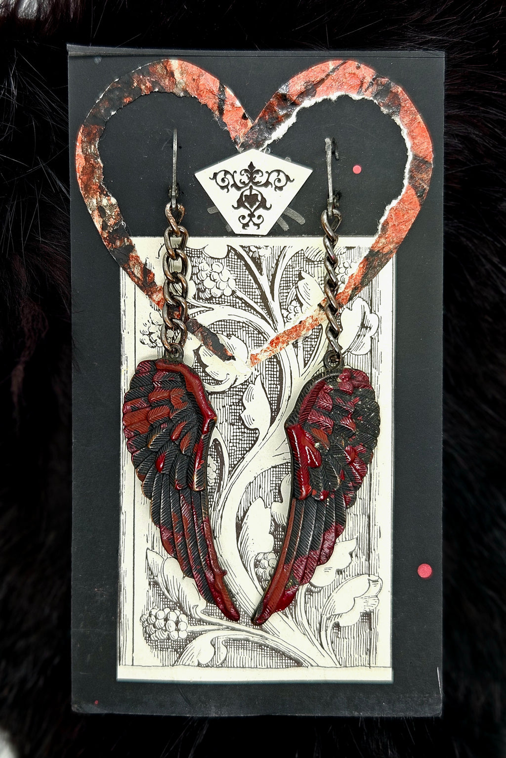 Fallen Earrings by Boneafide Arts