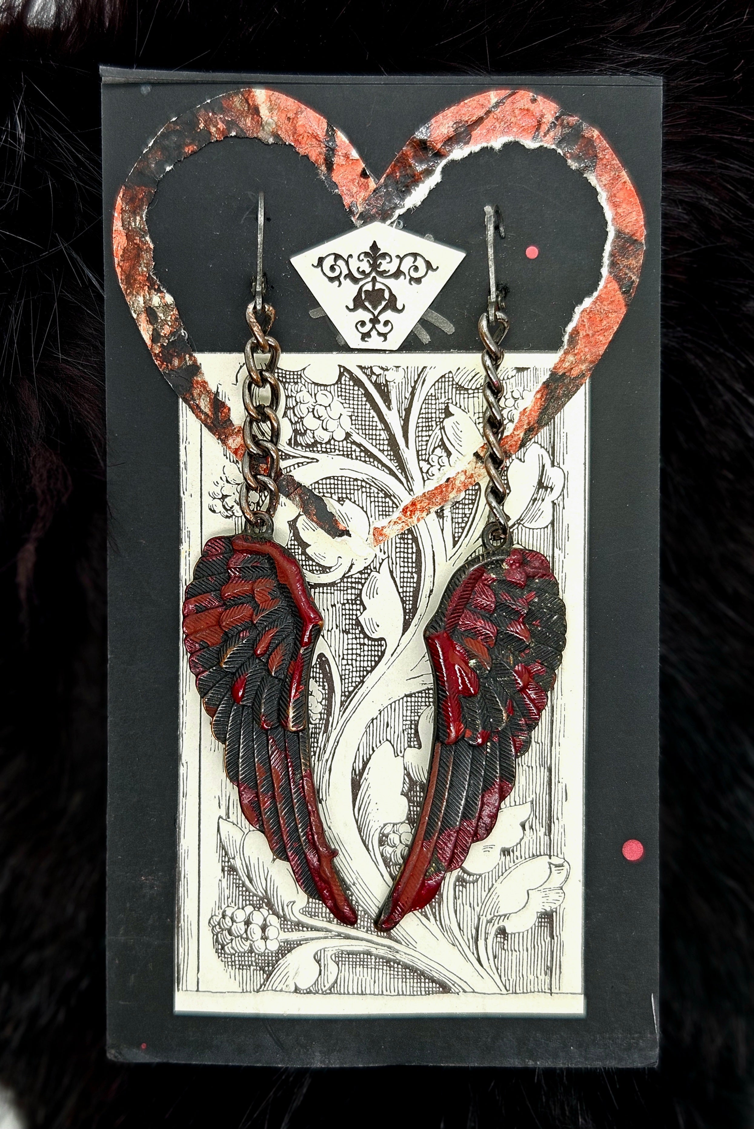 Fallen Earrings by Boneafide Arts