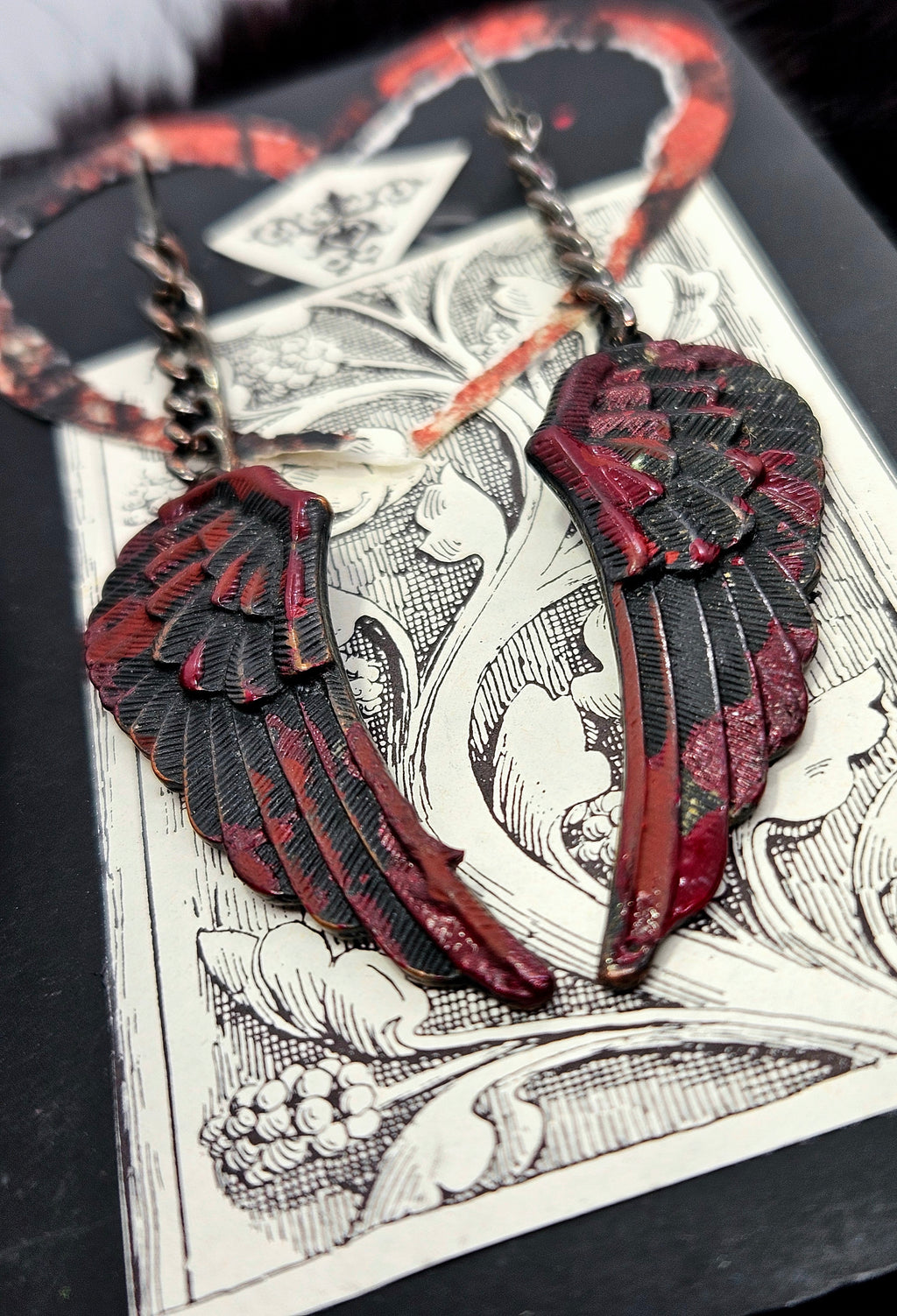 Fallen Earrings by Boneafide Arts
