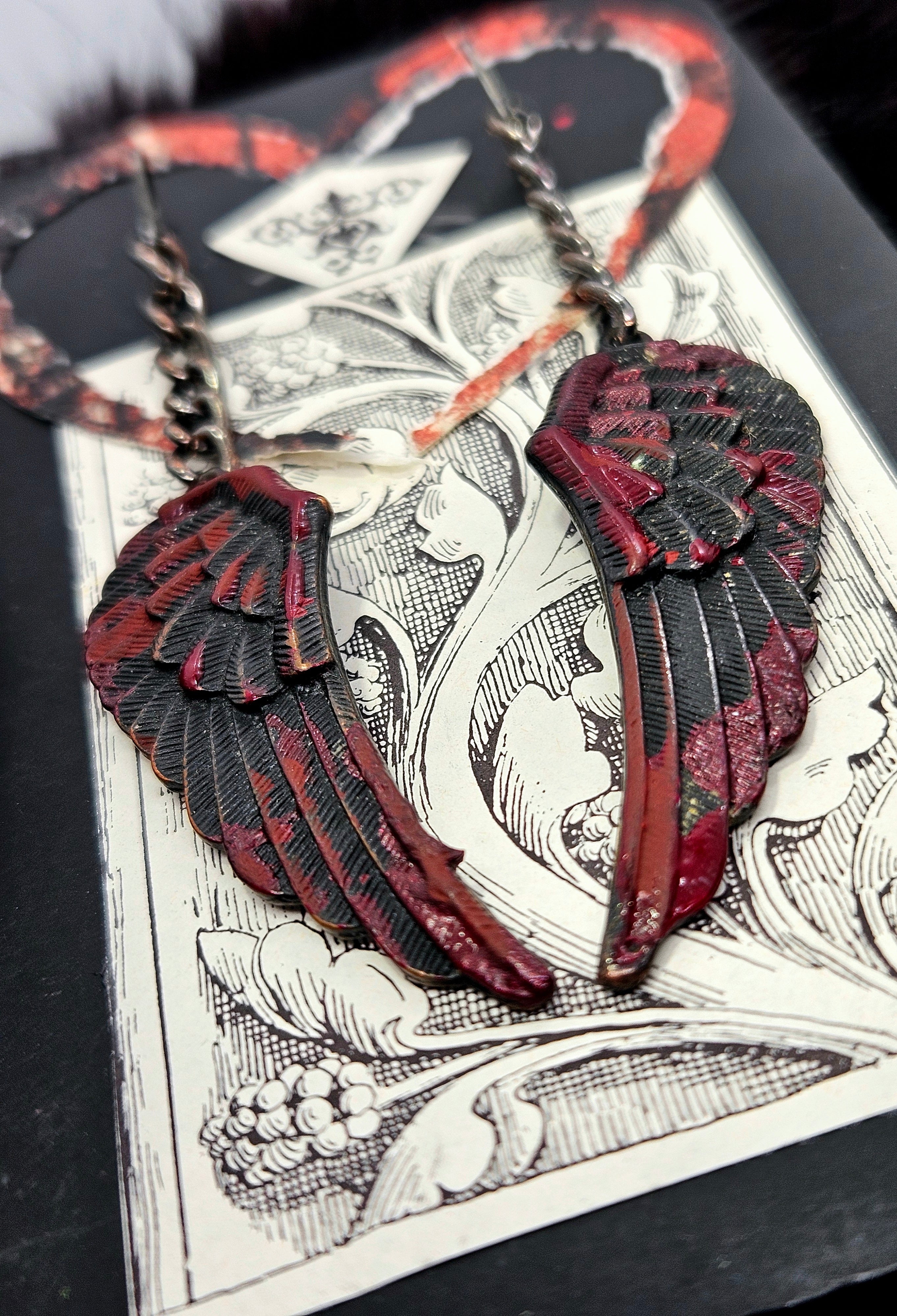 Fallen Earrings by Boneafide Arts