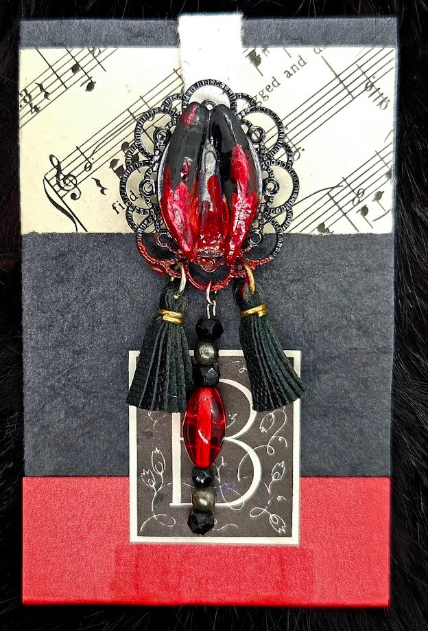 Fanger Brooch/Pin by Boneafide Arts