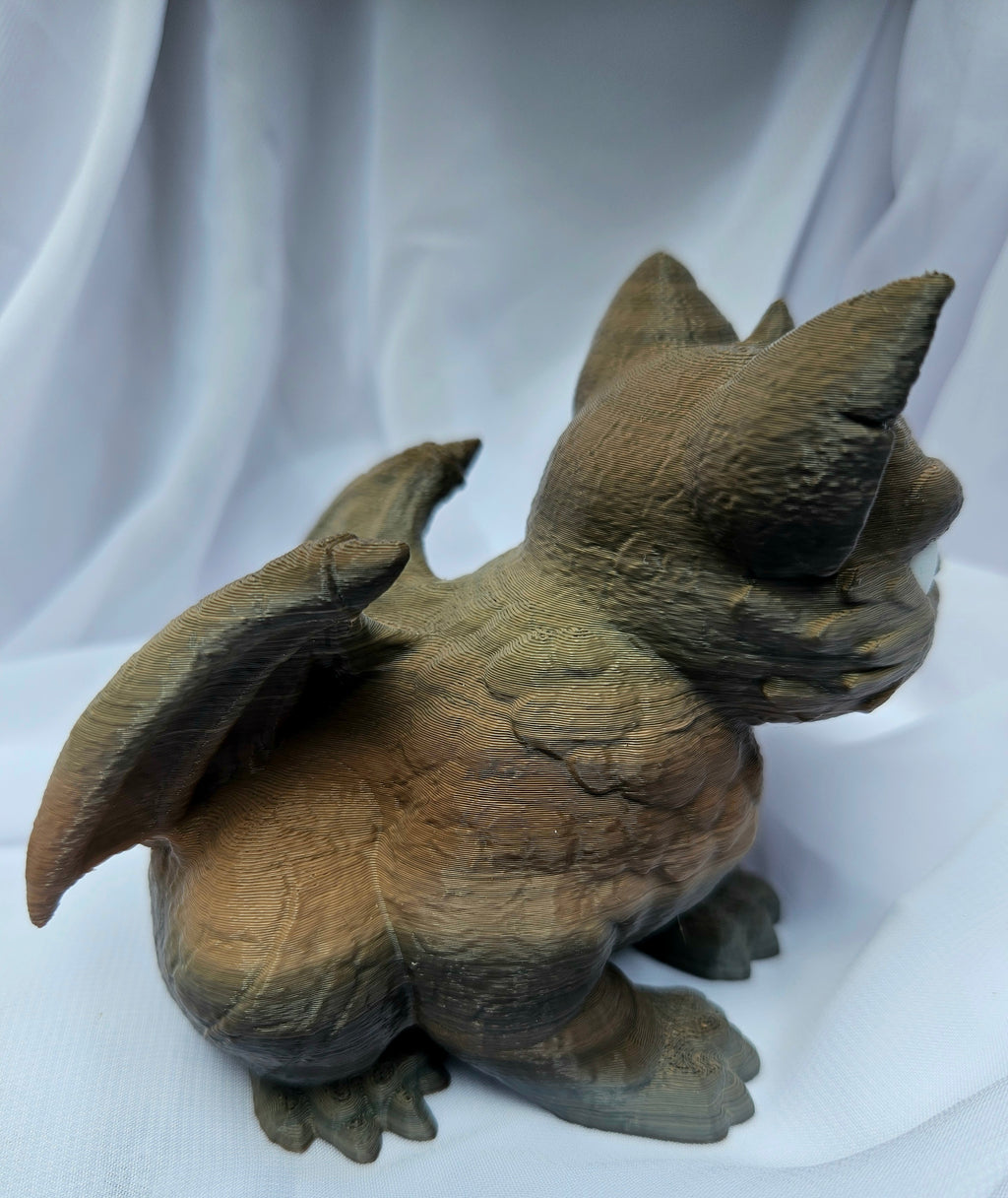 Shoulder Pal Brown Gargoyle Crouching