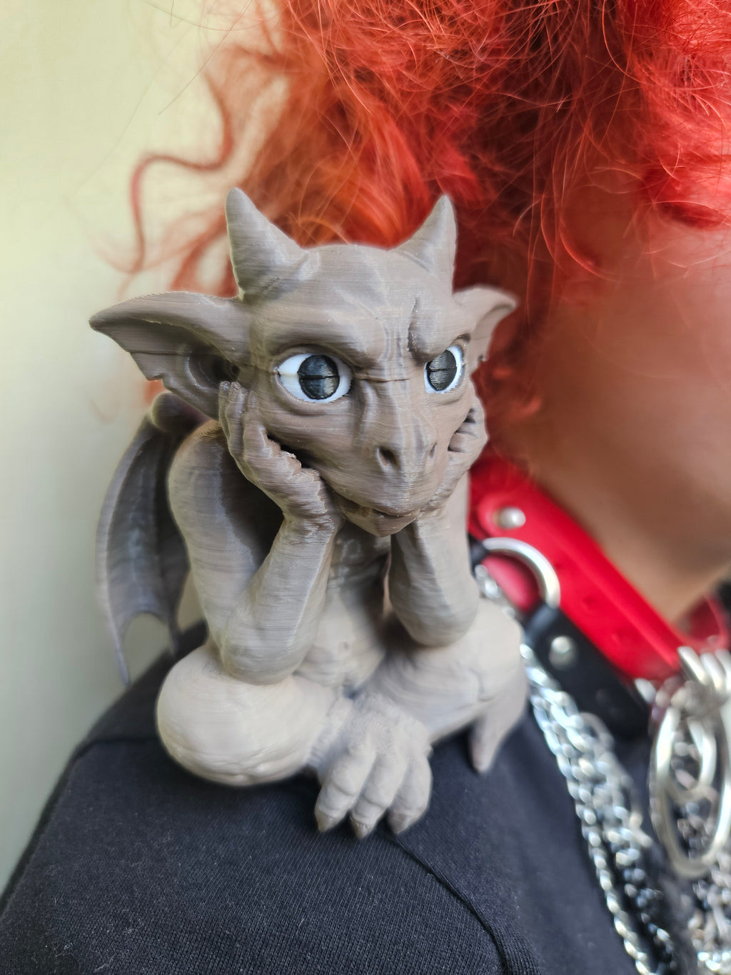 Shoulder Pal  Gargoyle Thinker