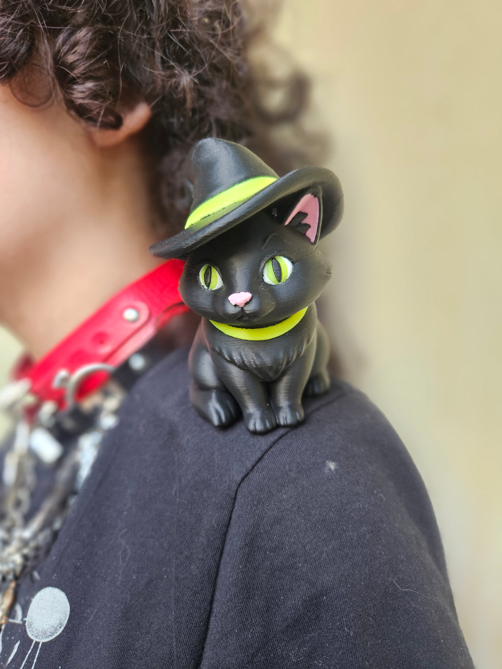 Shoulder Pal Witch Cat