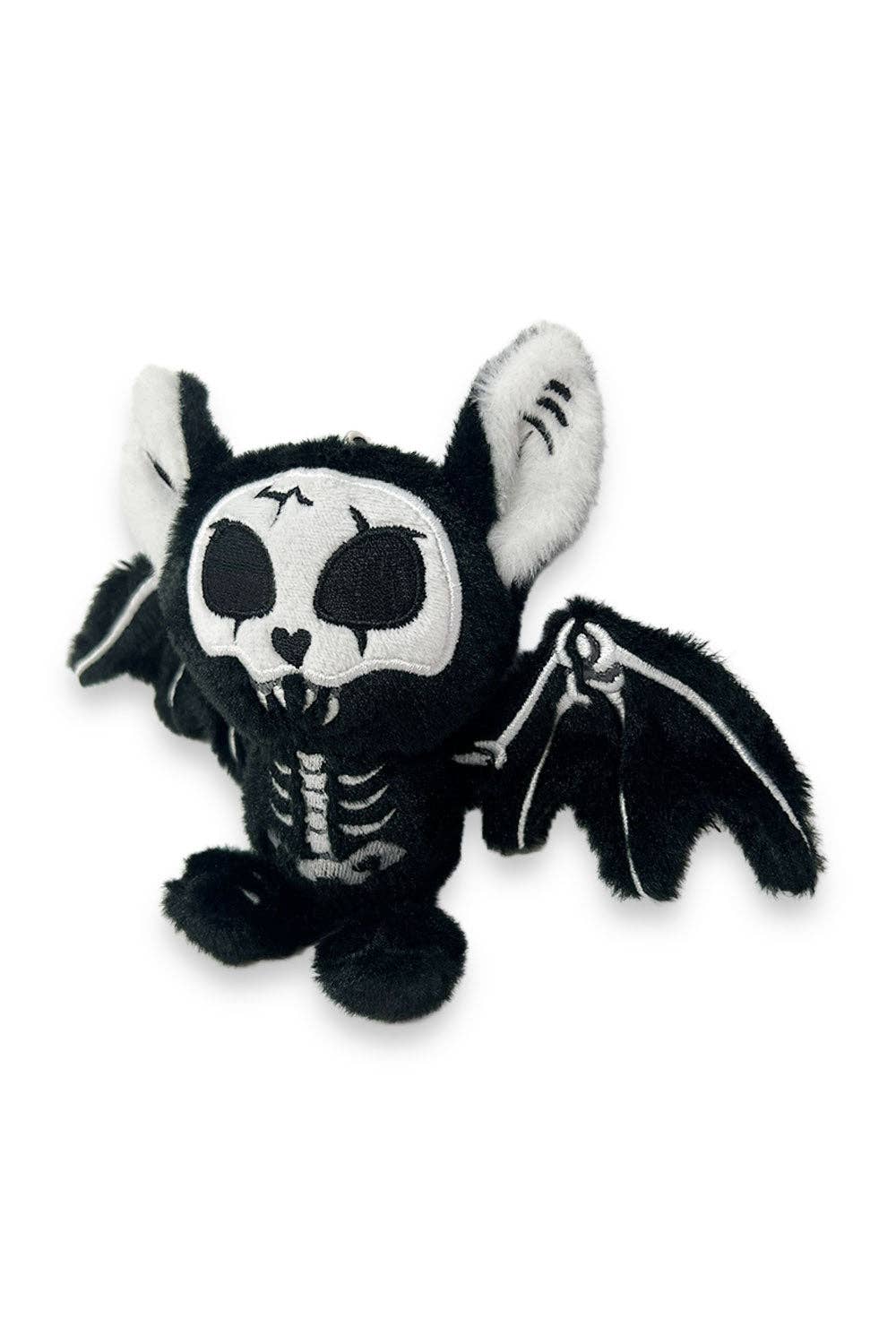 Skelebat Plush Keychain [Bone White]