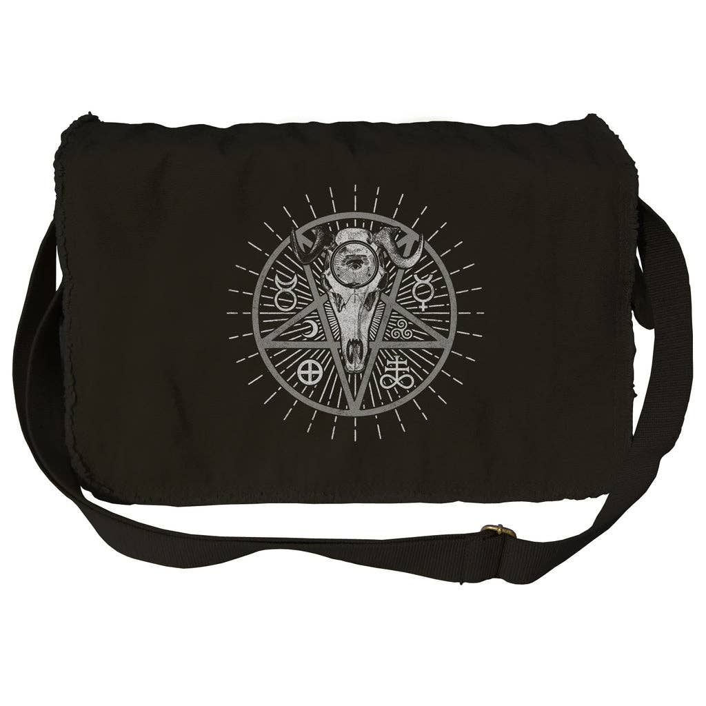 Alchemical Pentagram Messenger Bag