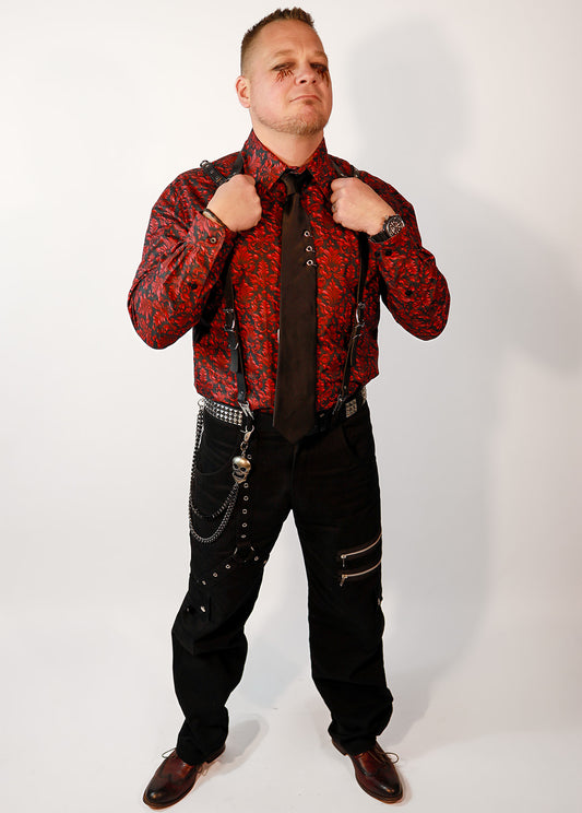 Leather Suspenders by Luna Fae Leathers