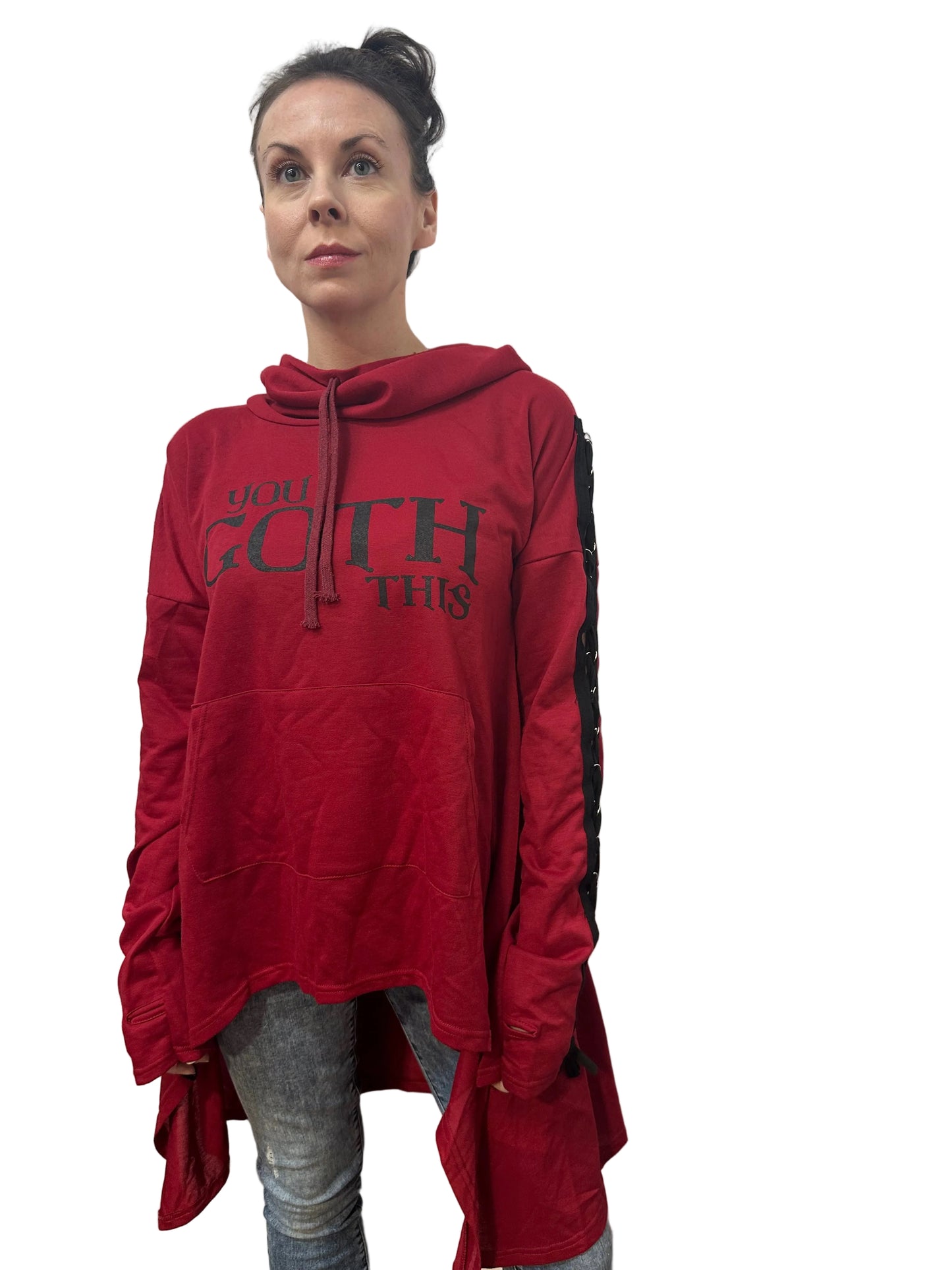 Red You Goth This Hoodie