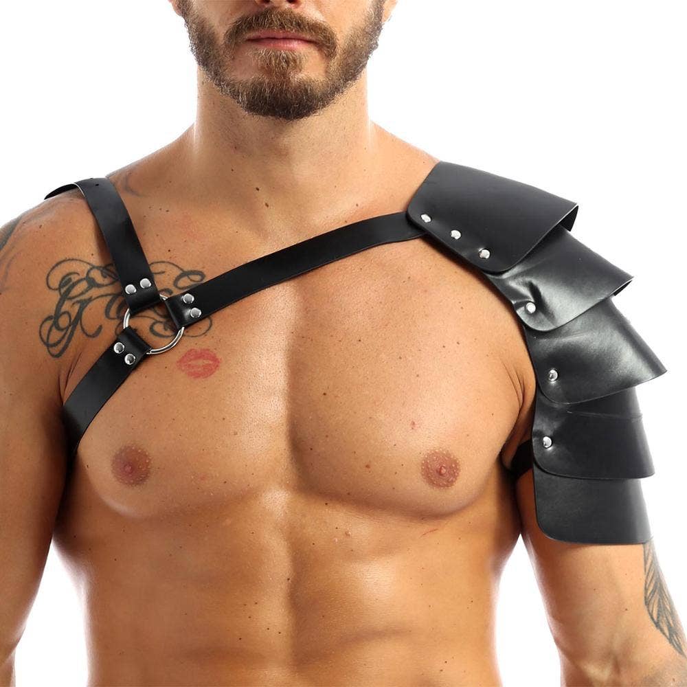 Medieval Renaissance Viking Men's Single Shoulder Armor Strap