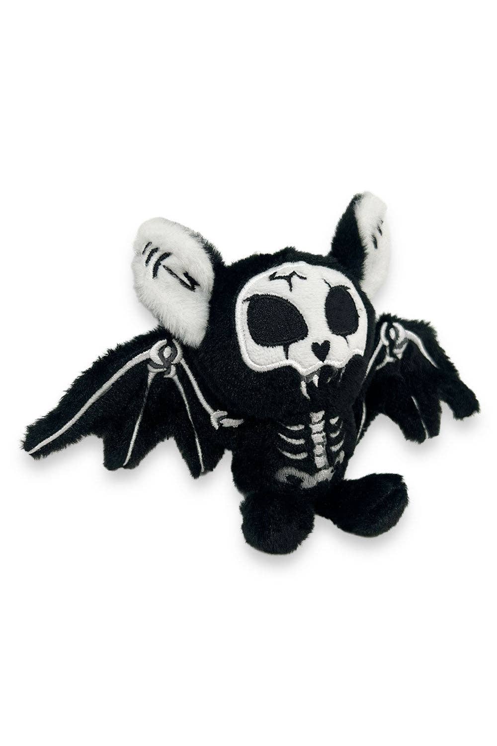 Skelebat Plush Keychain [Bone White]