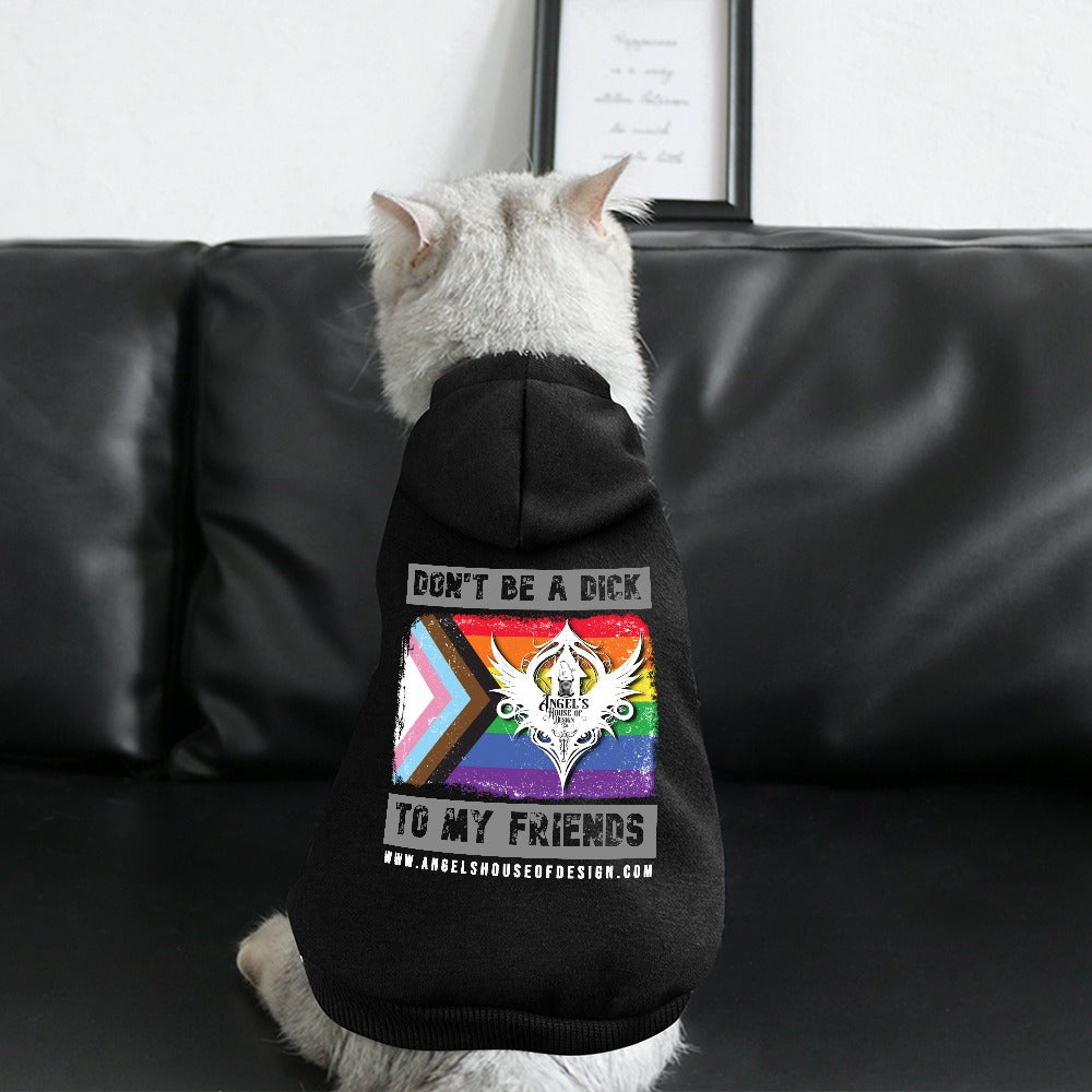 Pet Suit with Hat Black PRIDE 2025