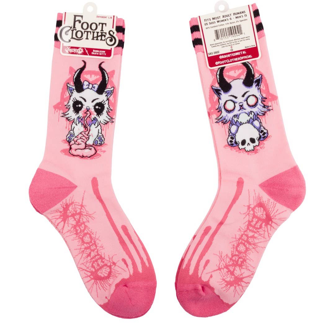 FootClothes x Aborted Bubblegum Death Kitty