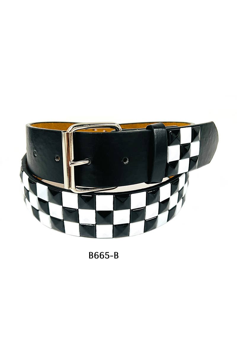 Pyramid Studded Belt