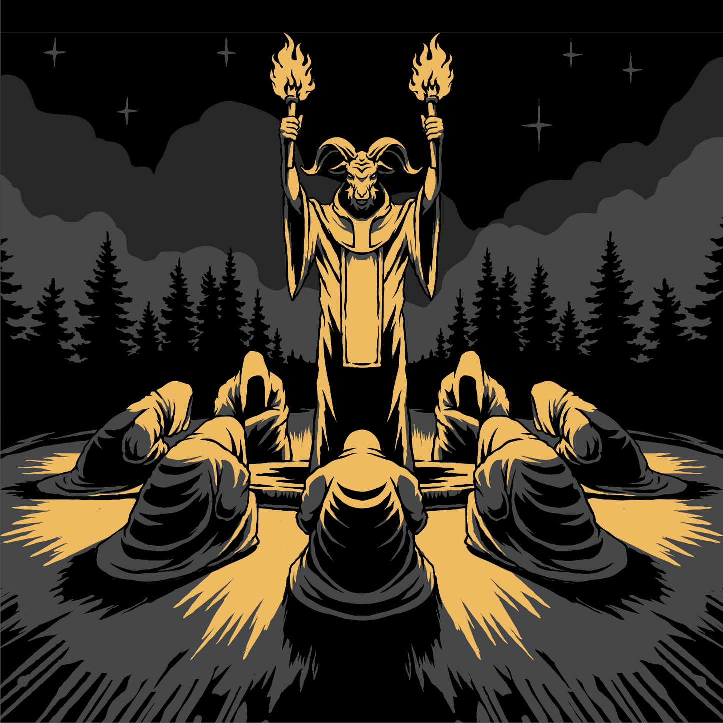 Dance of the Sabbath Crew Socks