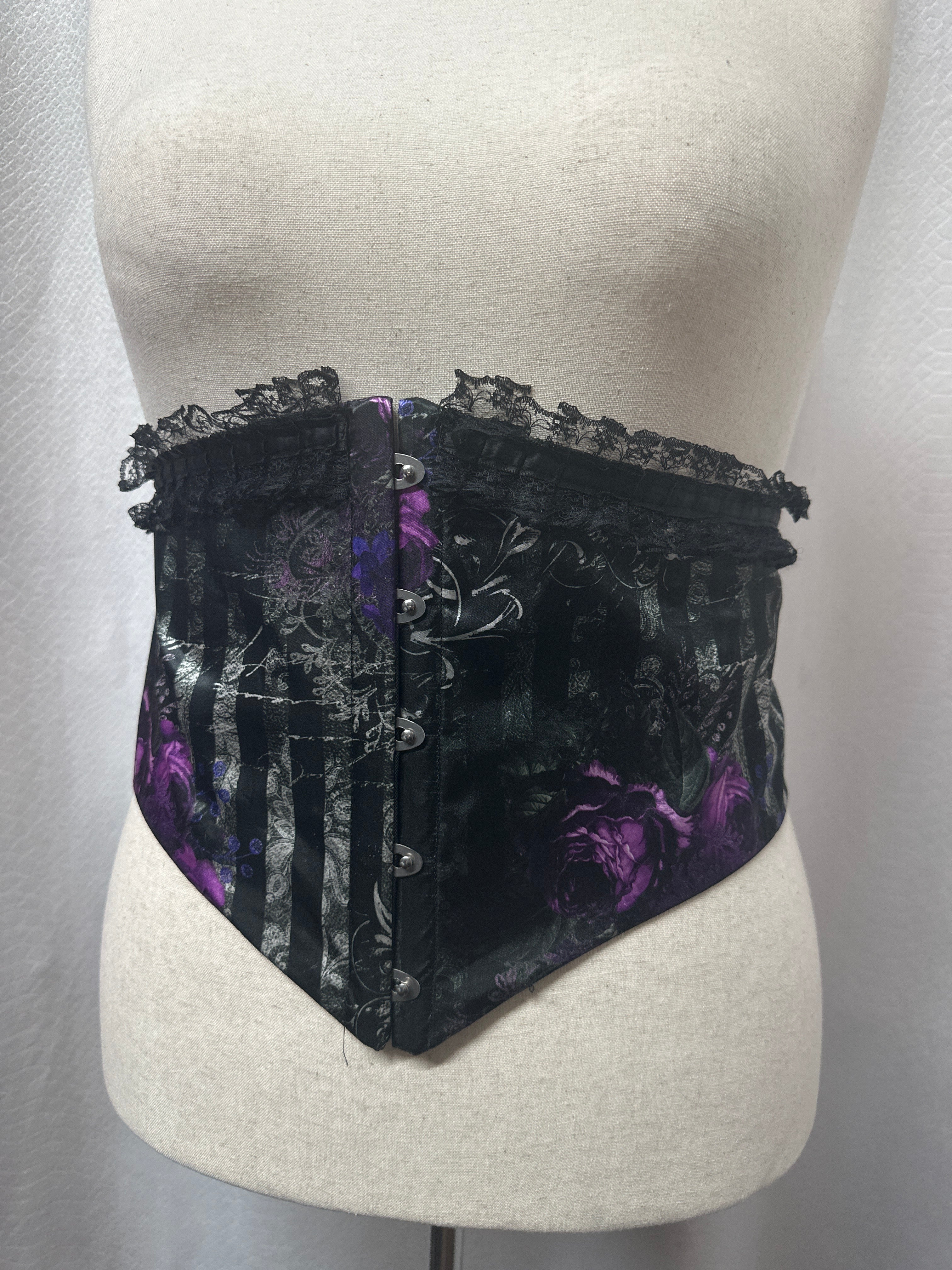 Steampunk Rose Corset Belt
