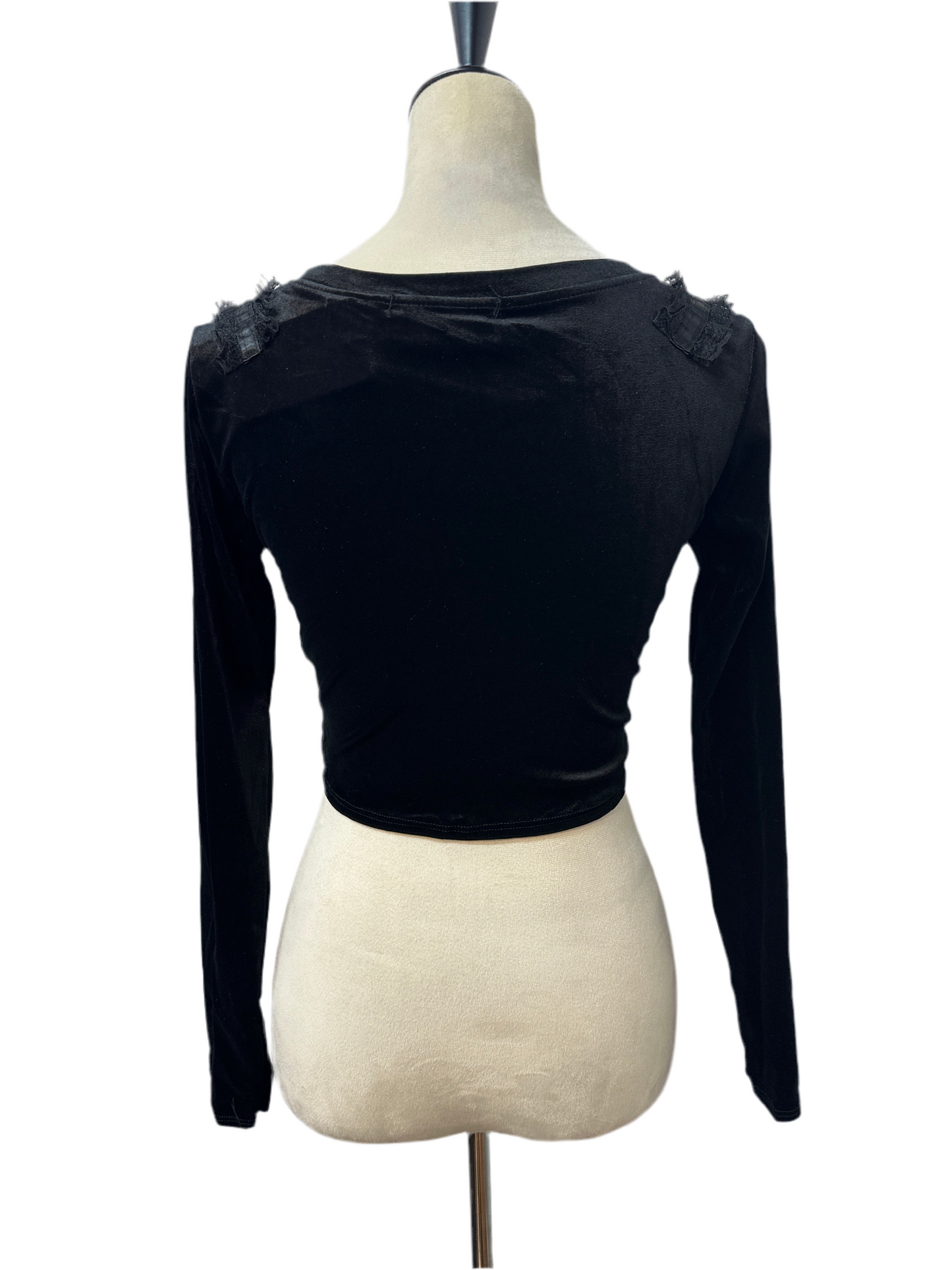 Holy Cross Velvet Crop