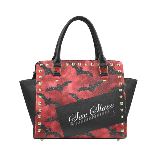 Sex Slave Rivet Shoulder Handbag