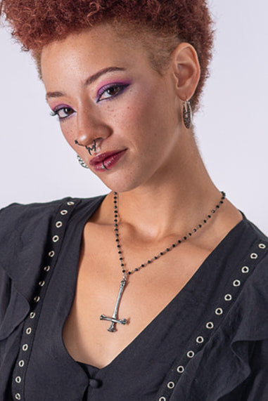 Bone Cross Pendant by Martha Rotten
