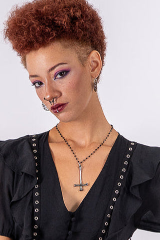 Bone Cross Pendant by Martha Rotten